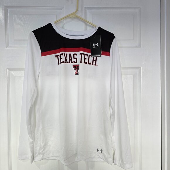 Texas Tech Red Raiders Men's Under Armour LS T-Shirt Poly MSRP $45 Medium NWT - Picture 2 of 9